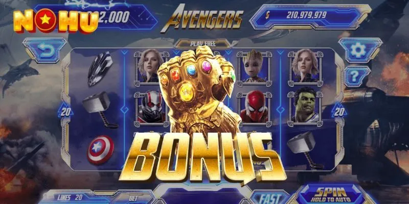 Nổ hũ Avengers có nhiều ưu điểm nổi bật 